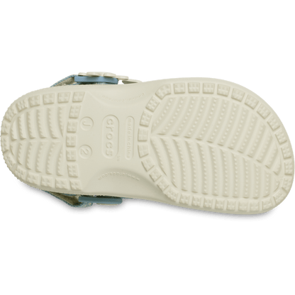 Crocs Kids’ Classic Denim Flower Adjustable Backstrap Clog Outlet