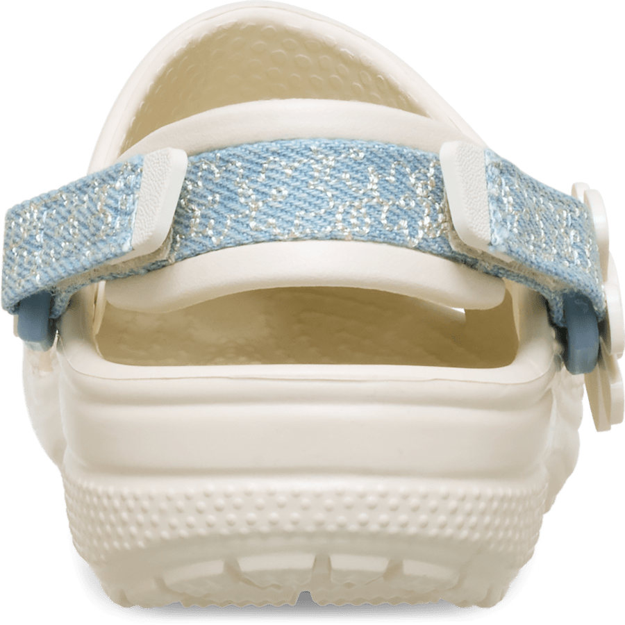 Crocs | Toddler Classic Denim Flower Adjustable Backstrap Clog Sale