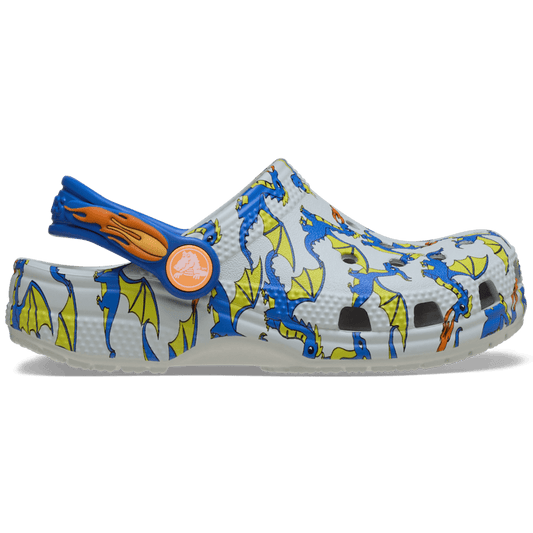 Crocs / Toddler Classic Dragon Graphic Clog Discount