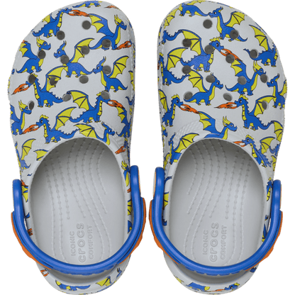 Crocs / Toddler Classic Dragon Graphic Clog Discount