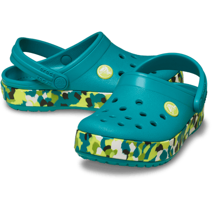 Crocs Toddler Crocband Glow Confetti Band Clog Sale