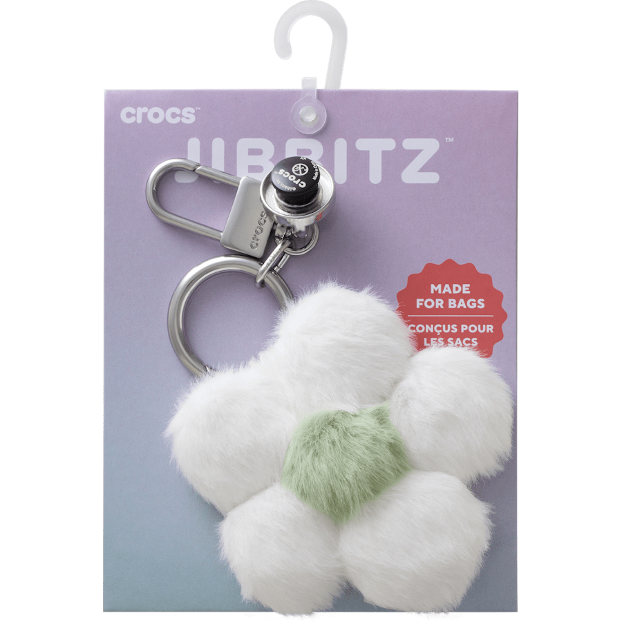 Crocs Plush Daisy Bag Charm On Sale