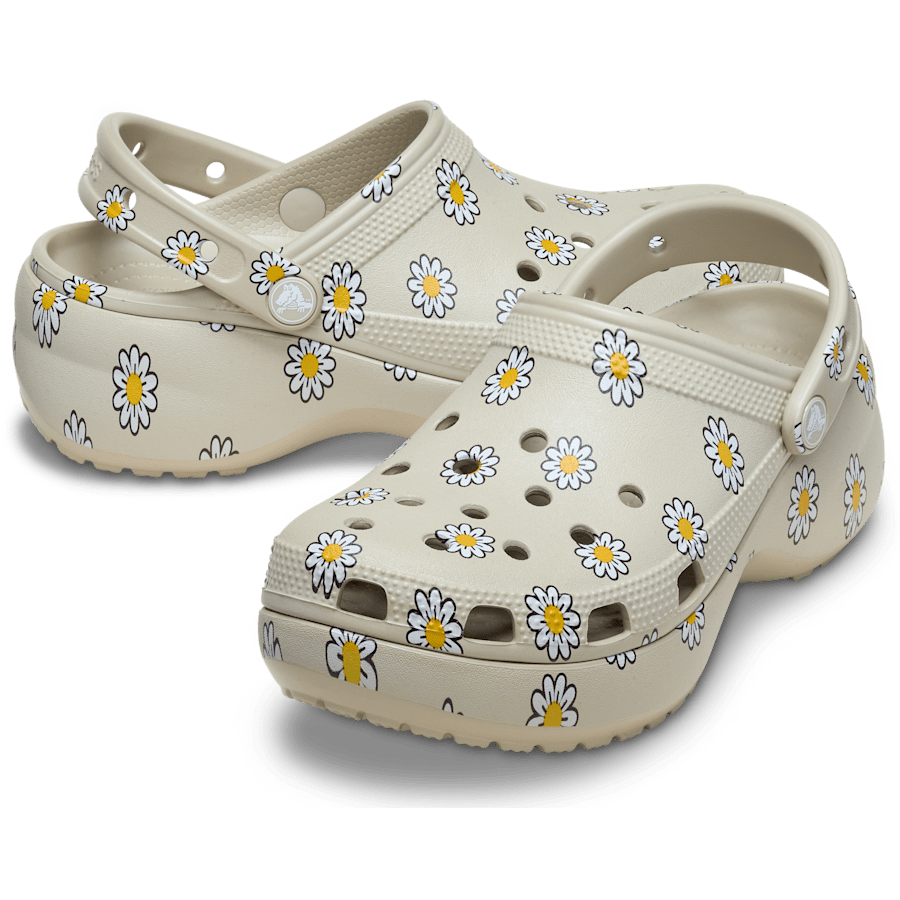 Crocs Classic Platform Floral Clog Outlet