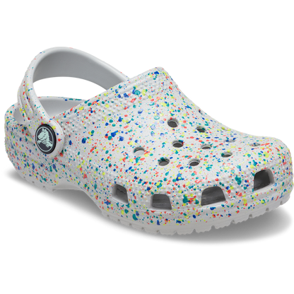 Crocs Toddler Classic Glow Paint Splatter Clog Discount