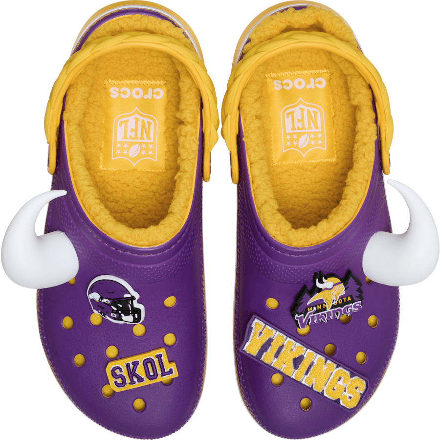 Crocs NFL Minnesota Vikings Classic Lined Clog Outlet
