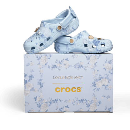 Crocs LoveShackFancy Blue Classic Clog Outlet