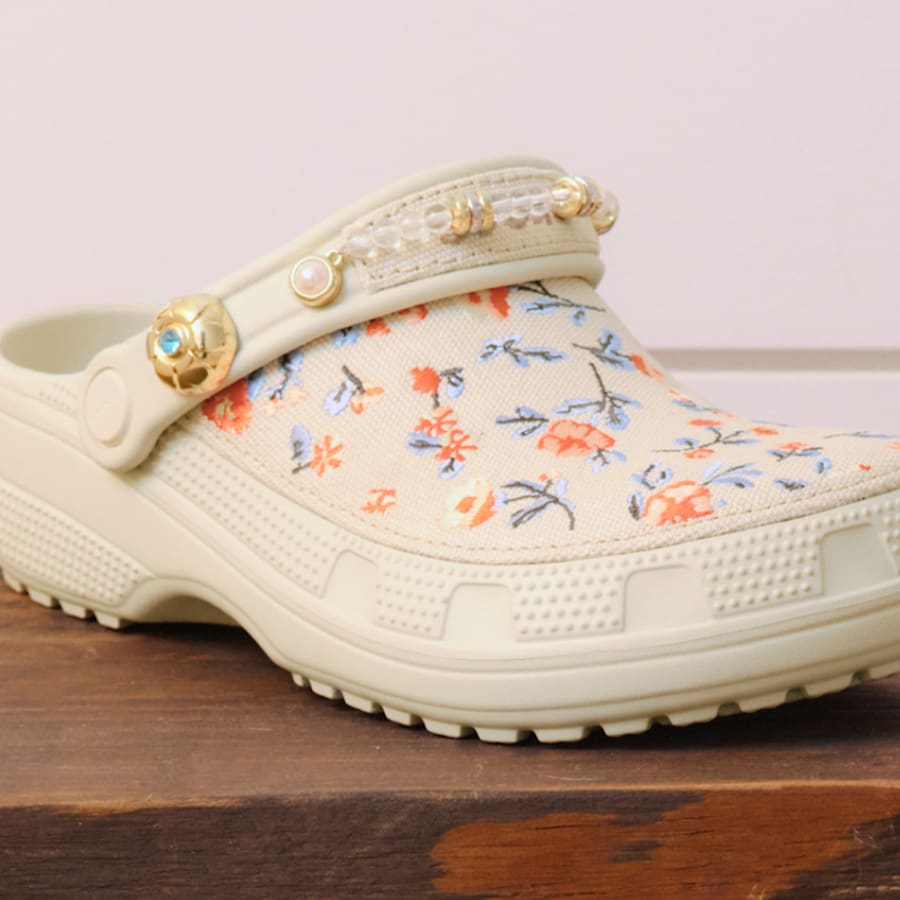 Crocs Classic Crafted Floral Clog On Sale