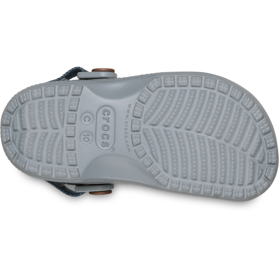 Crocs Toddler Classic Denim Adjustable Backstrap Clog Outlet