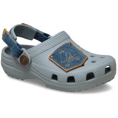 Crocs Toddler Classic Denim Adjustable Backstrap Clog Outlet