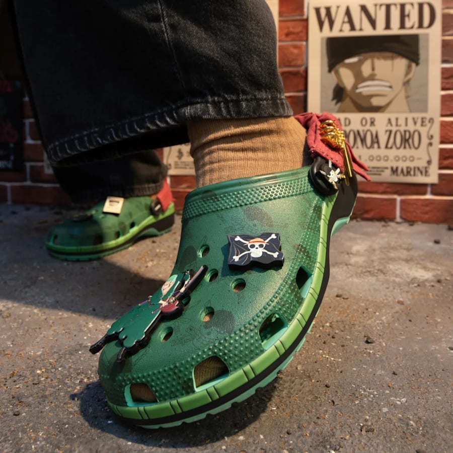 Crocs ONE PIECE Zoro Classic Clog Sale