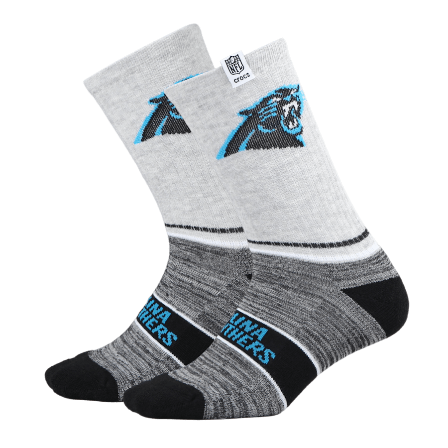 Crocs NFL Carolina Panthers Crocs Socks Discount