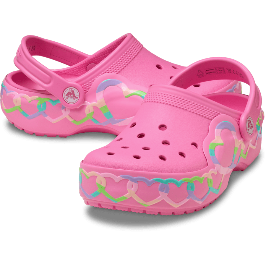 Crocs | Kids' Classic Heart Lights Clog Sale