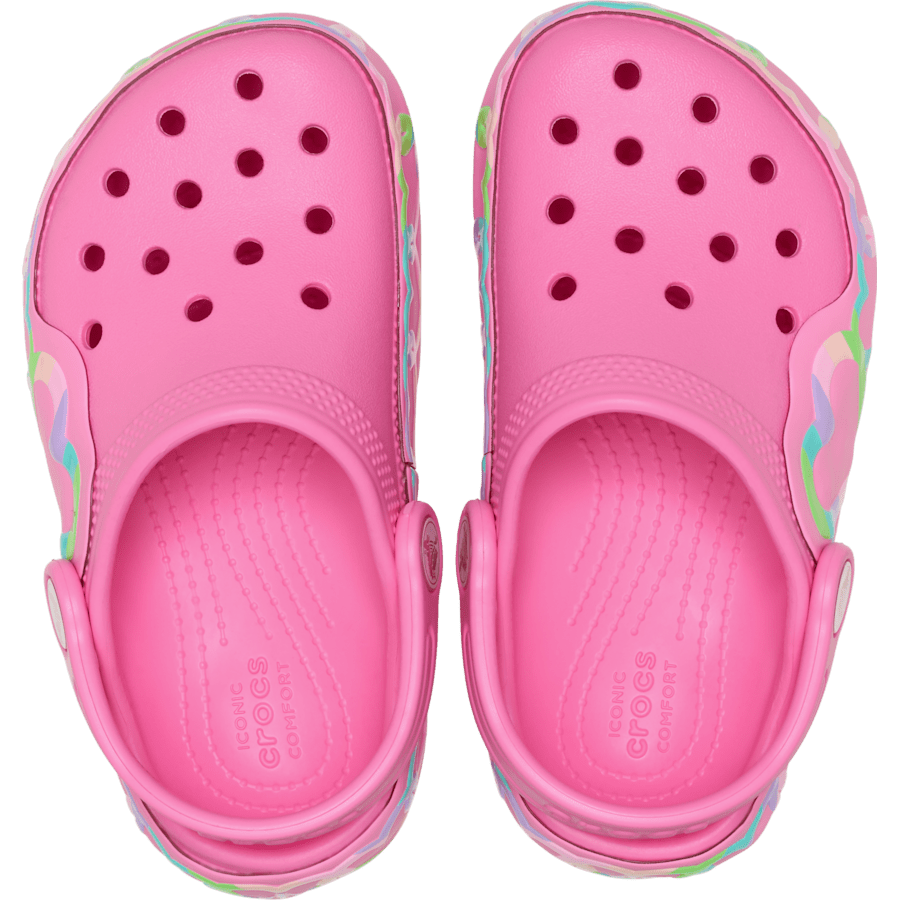 Crocs / Toddler Classic Heart Lights Clog Discount