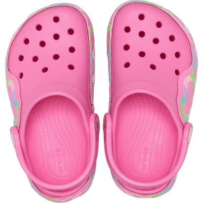 Crocs / Toddler Classic Heart Lights Clog Discount