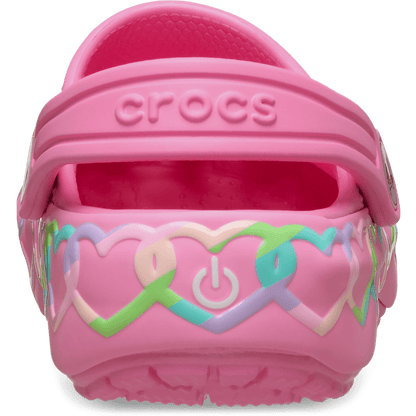 Crocs / Toddler Classic Heart Lights Clog Discount