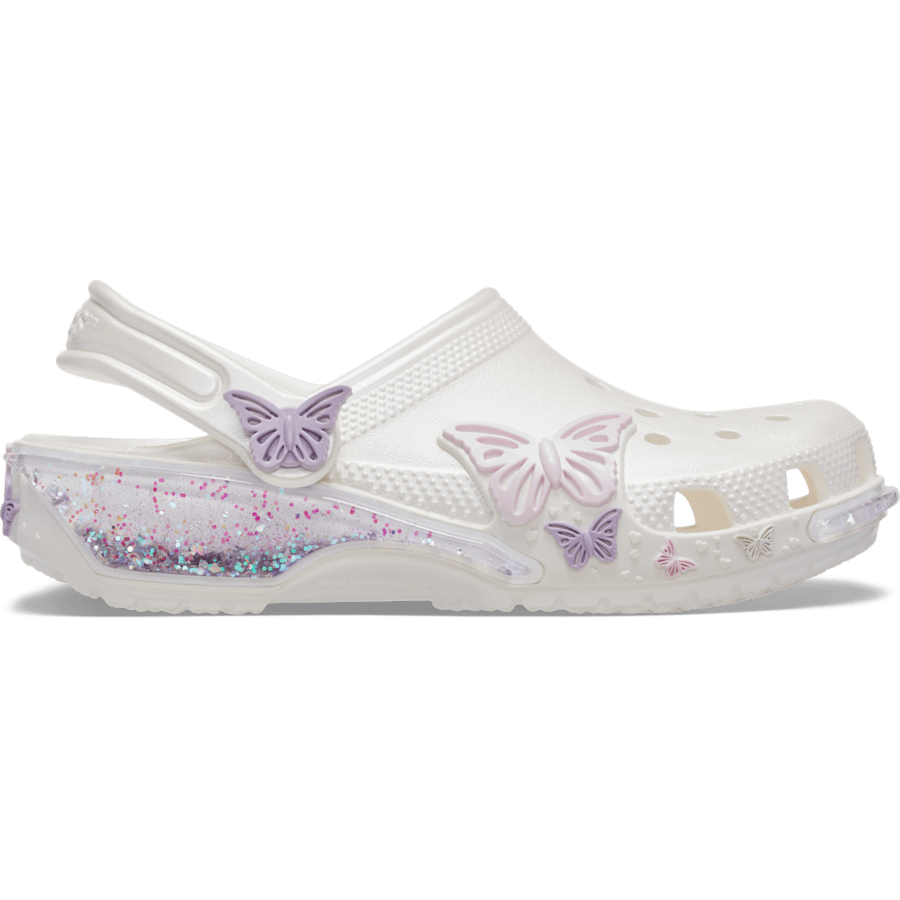 Crocs / Toddler Classic Butterfly Sparkle Shaker Clog Discount