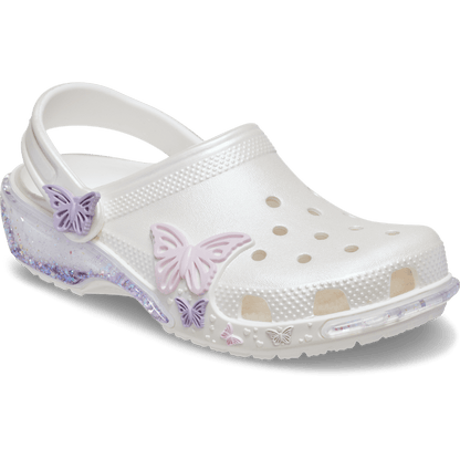 Crocs / Toddler Classic Butterfly Sparkle Shaker Clog Discount