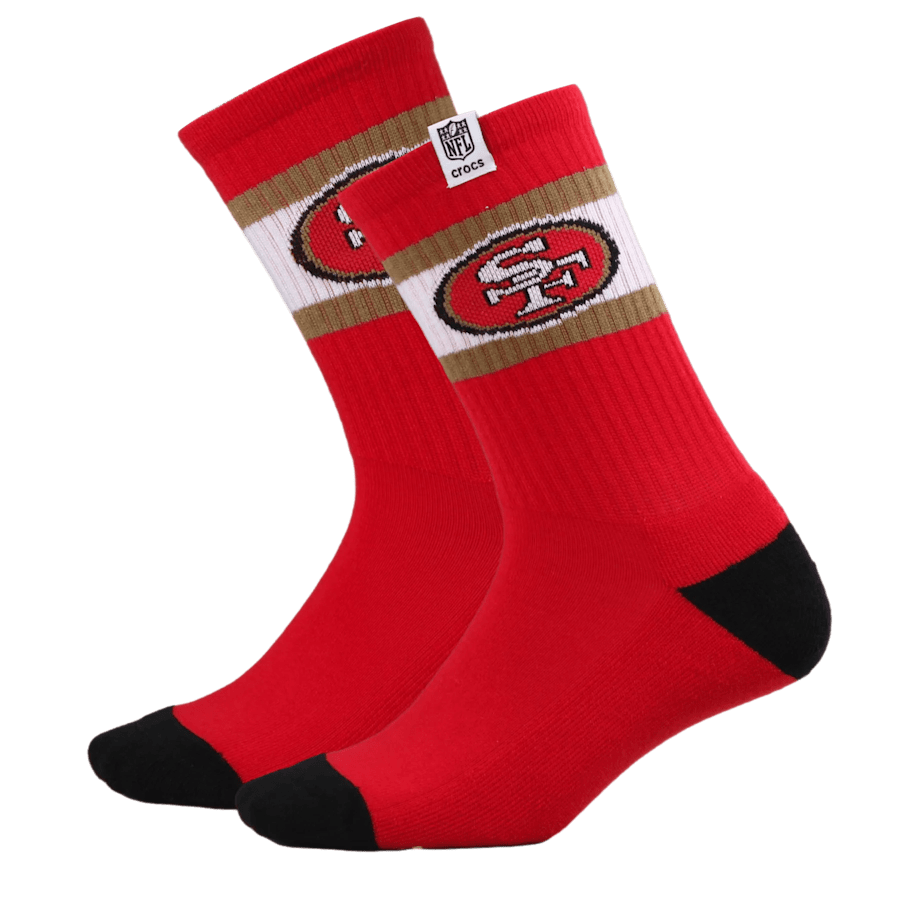 Crocs NFL San Francisco 49ers Crocs Socks Outlet