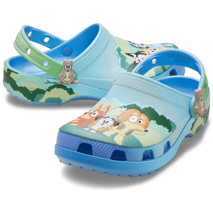 Crocs Kids’ Bluey Best Buddies Classic Clog On Sale